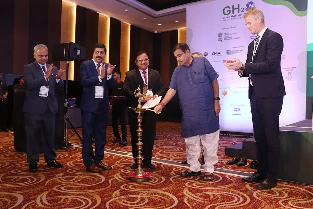 Participants taking part in the opening ceremony at the GH2 Green Hydrogen Conclave.